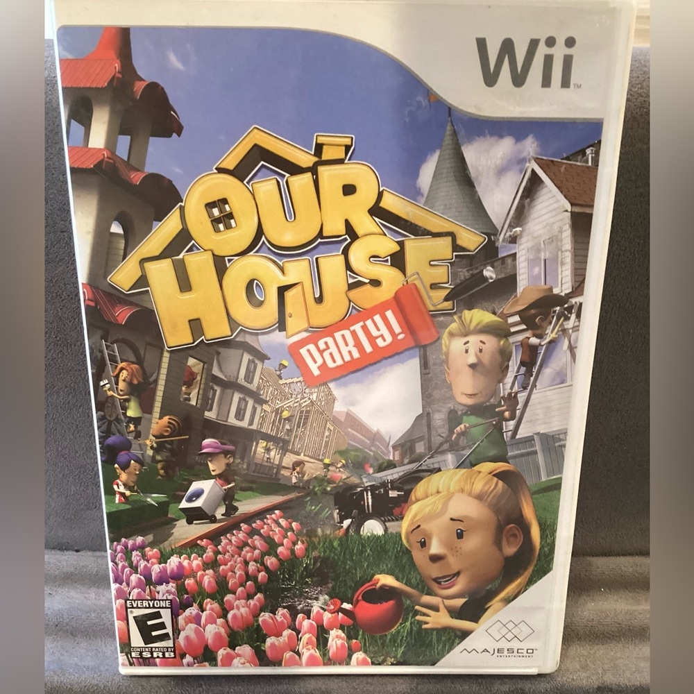 Wii Nintendo Our House Party-Renovate Your Custom House by Using The Wii Remote!